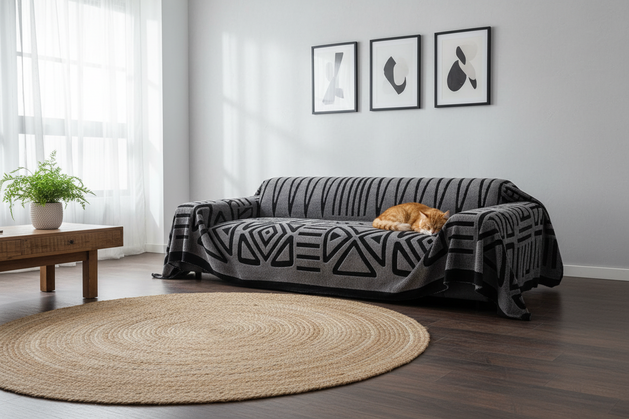 Bohemian Style Sofa Cover