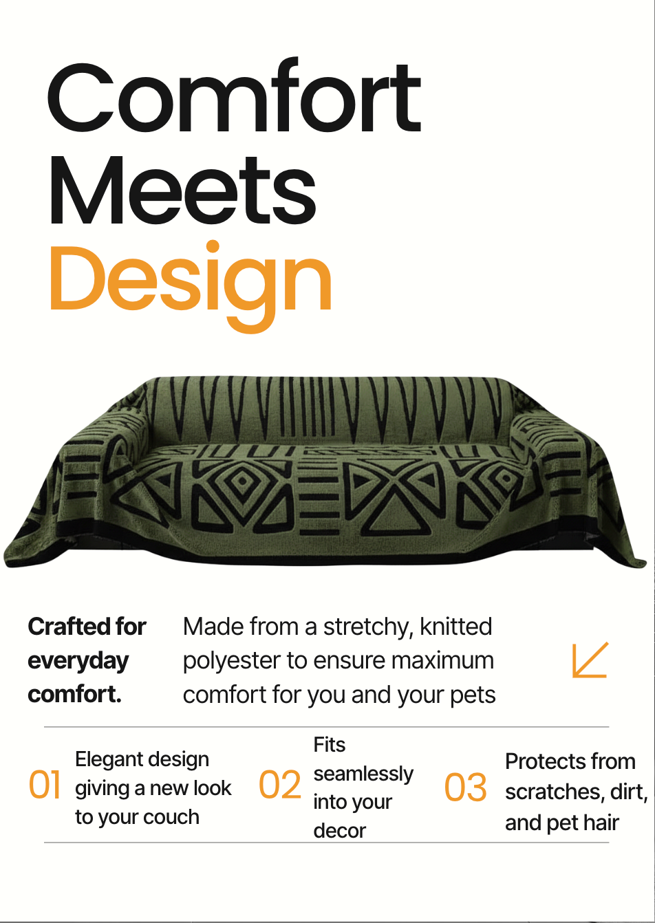 Bohemian Style Sofa Cover