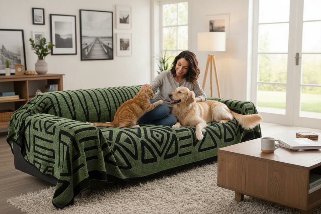 Bohemian Style Sofa Cover