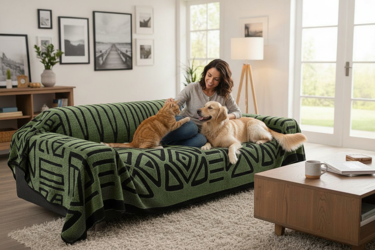 Bohemian Style Sofa Cover