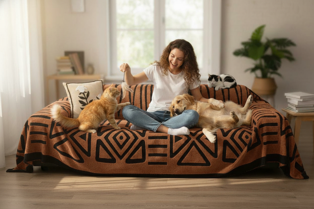 Bohemian Style Sofa Cover