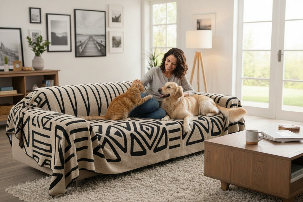 Bohemian Style Sofa Cover