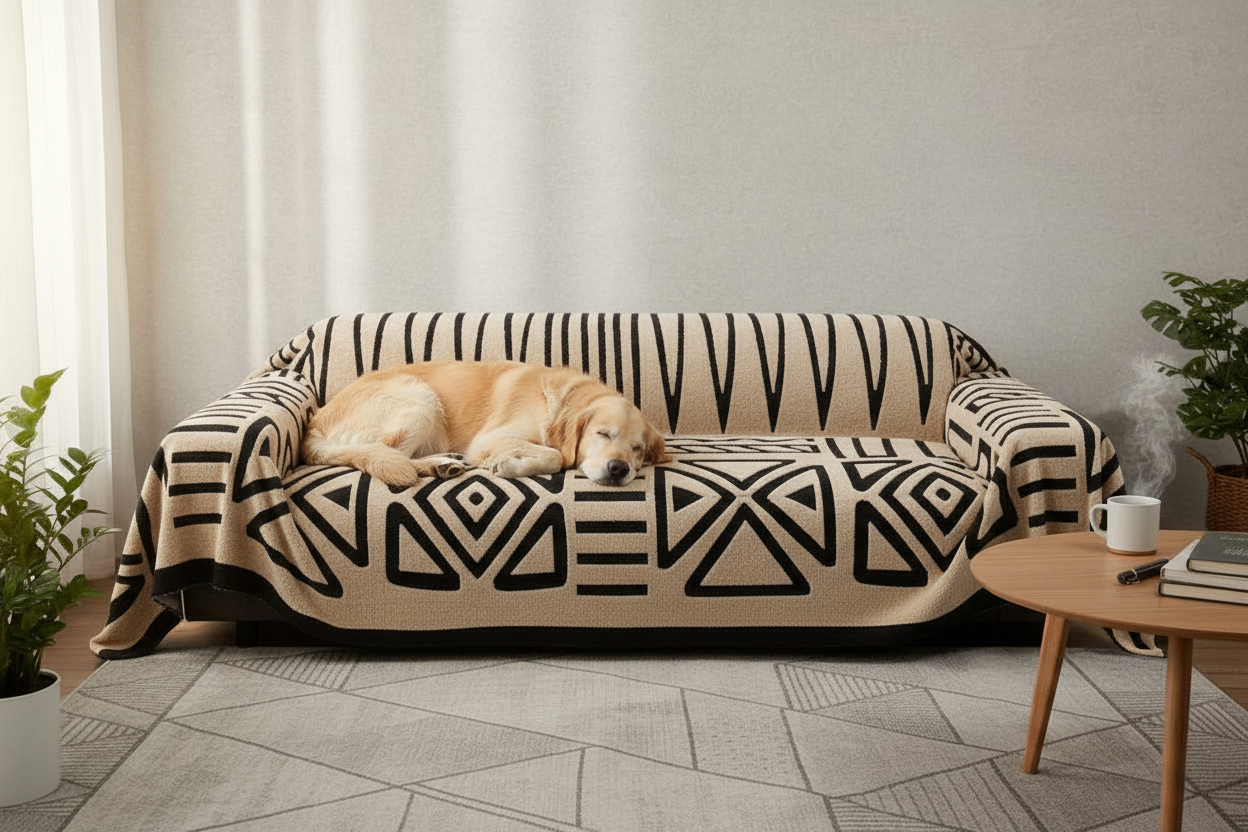 Bohemian Style Sofa Cover