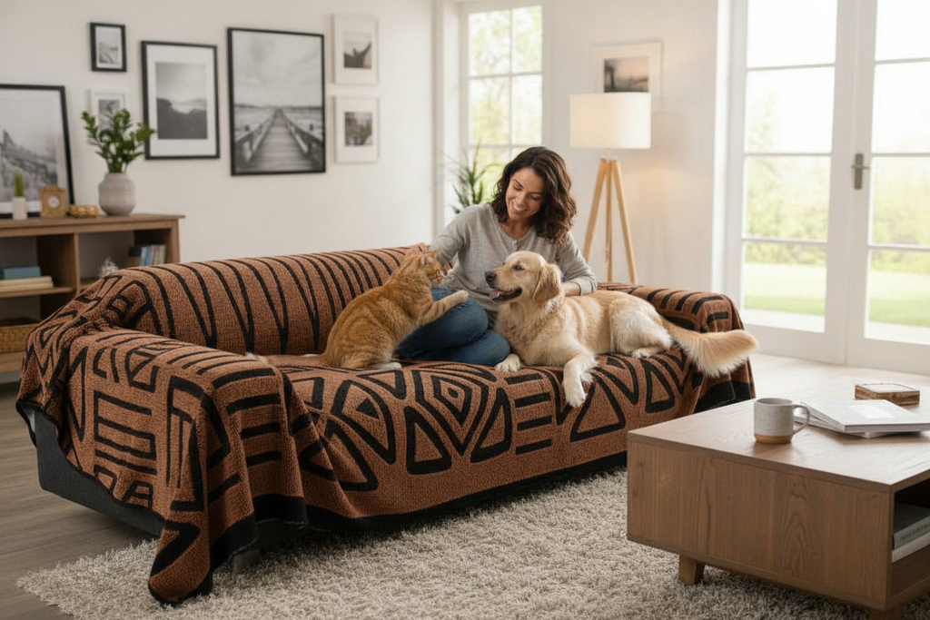 Bohemian Style Sofa Cover