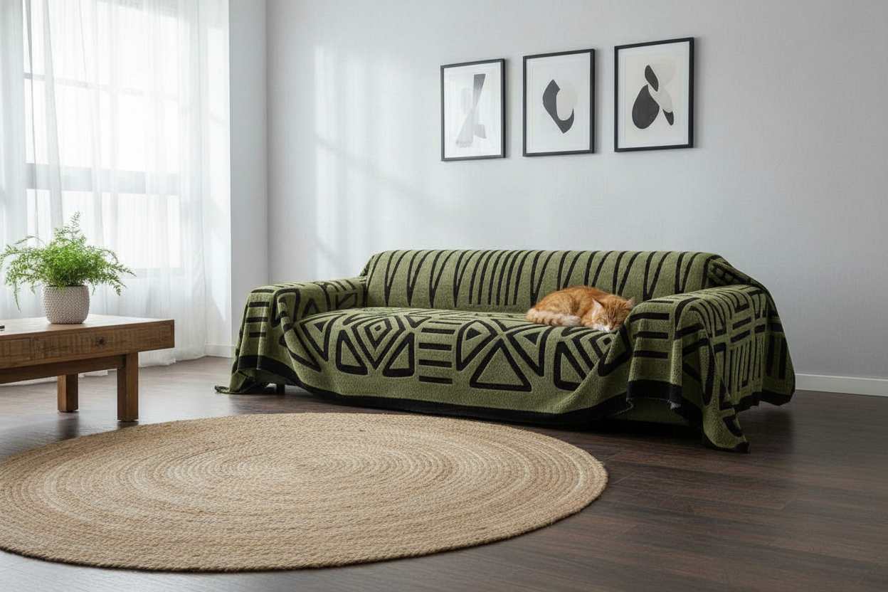 Bohemian Style Sofa Cover