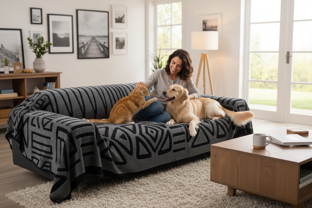 Bohemian Style Sofa Cover