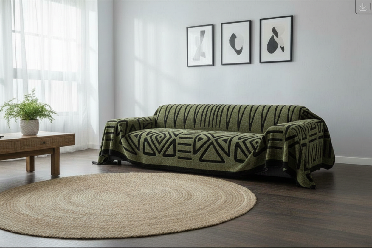 Bohemian Style Sofa Cover