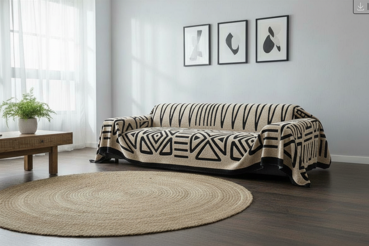 Bohemian Style Sofa Cover